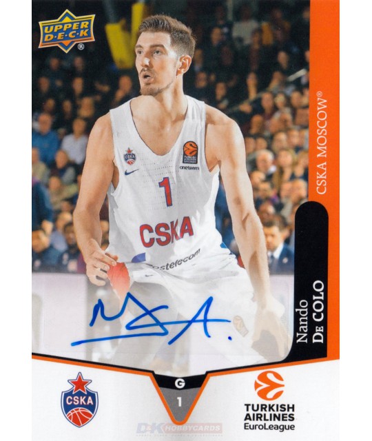 Goodwin Champions 2019 Turkish Airlines EuroLeague Autographs Nando De Colo (CSKA Moscow)